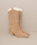 Halle - Paneled Cowboy Boots