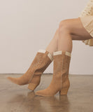 Halle - Paneled Cowboy Boots