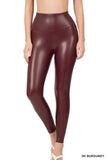 Faux Leather Leggings - 4 color options