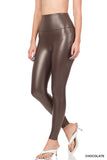 Faux Leather Leggings - 4 color options