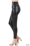 Faux Leather Leggings - 4 color options