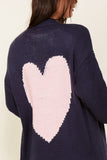 Heart Cardigan - 2 Color Options