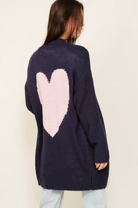 Heart Cardigan - 2 Color Options