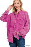 Washed Double Gauze Button Down Shirt - multiple color options