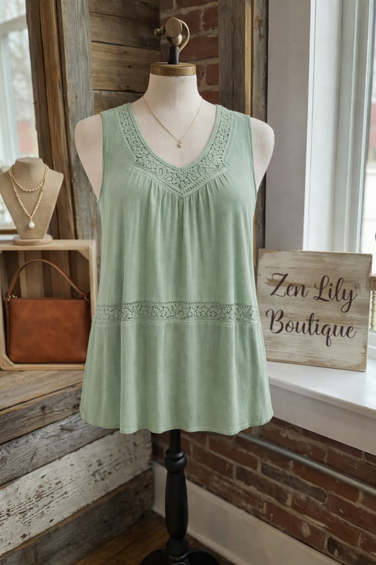 Lace Detail Tank