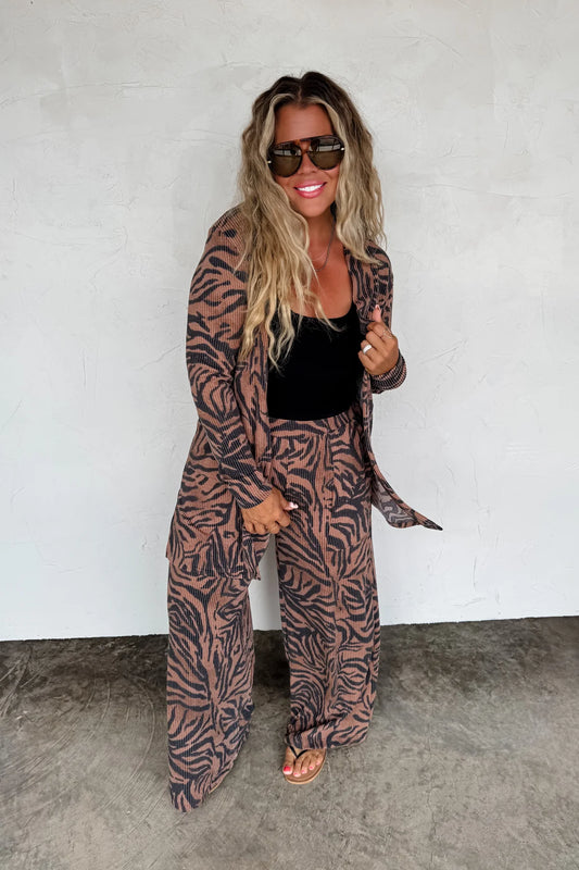 Preorder - Zebra Reese Cardigan