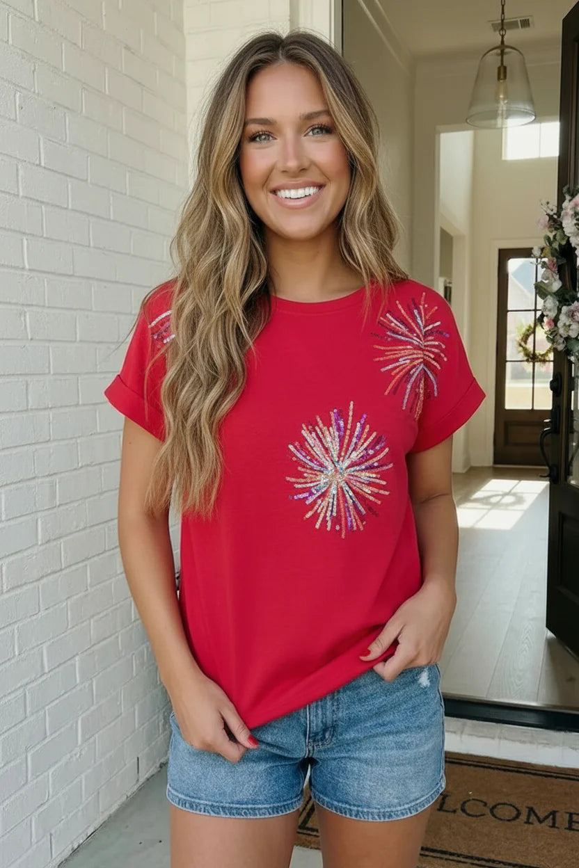 Fireworks Tee - 2 Colors Available