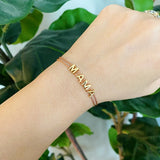 18K Gold Satin Thread Mama Bracelet - 2 color options