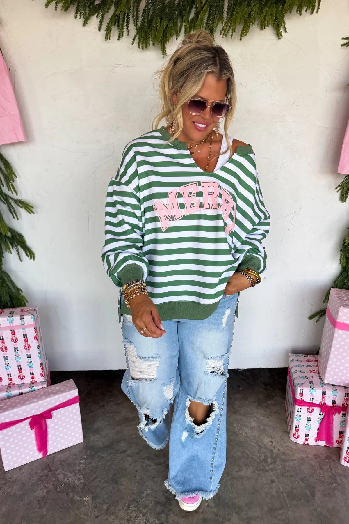 Jolly & Merry Oversized Pullover - 2 Options