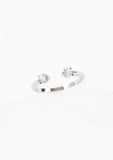 Twin Stone Adjustable Ring - 2 Options