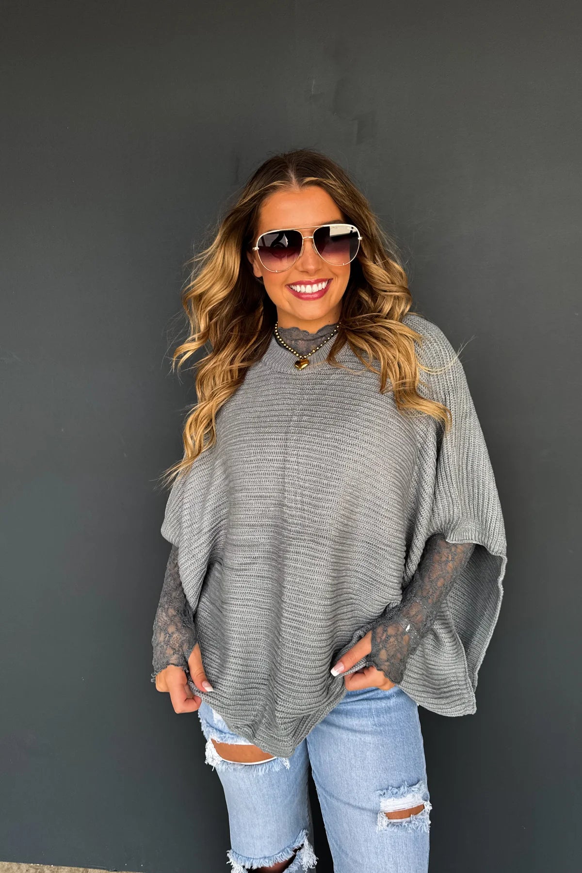 *Preorder-Meg Pullover Poncho in Fall Colors - Multiple Colors