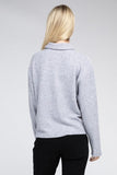 Brushed Melange Hacci Collared Sweater - 5 Color Options