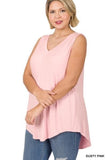 Zenana Plus Luxe Rayon Tanks - 3 Color options