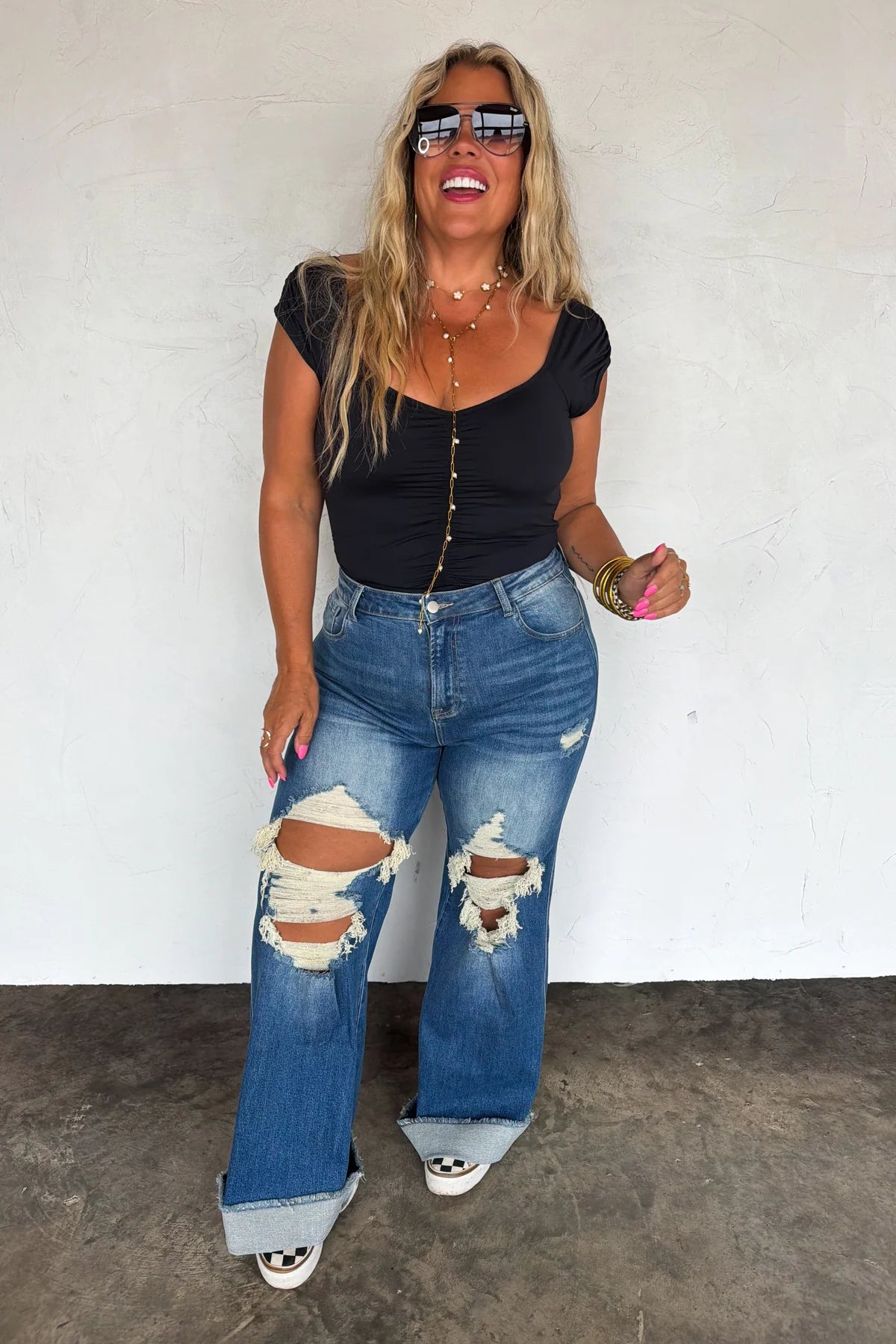 Distressed Jeans