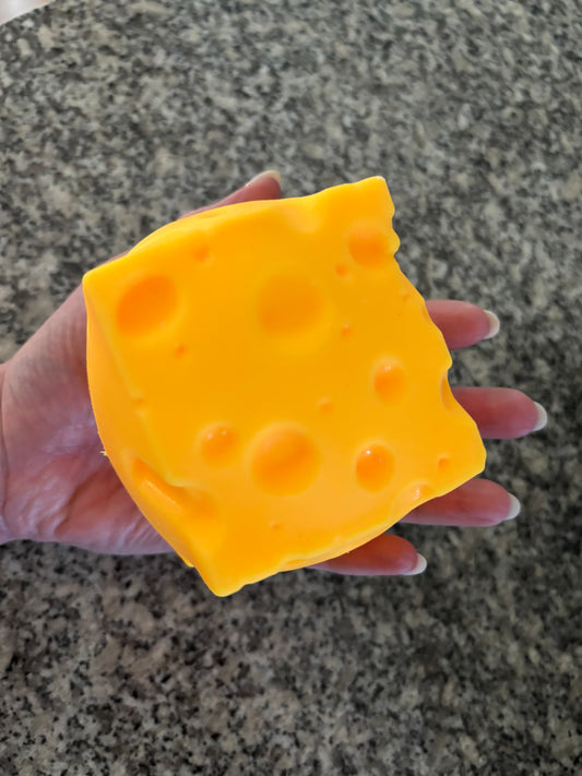 Large Cheese Block Squishy