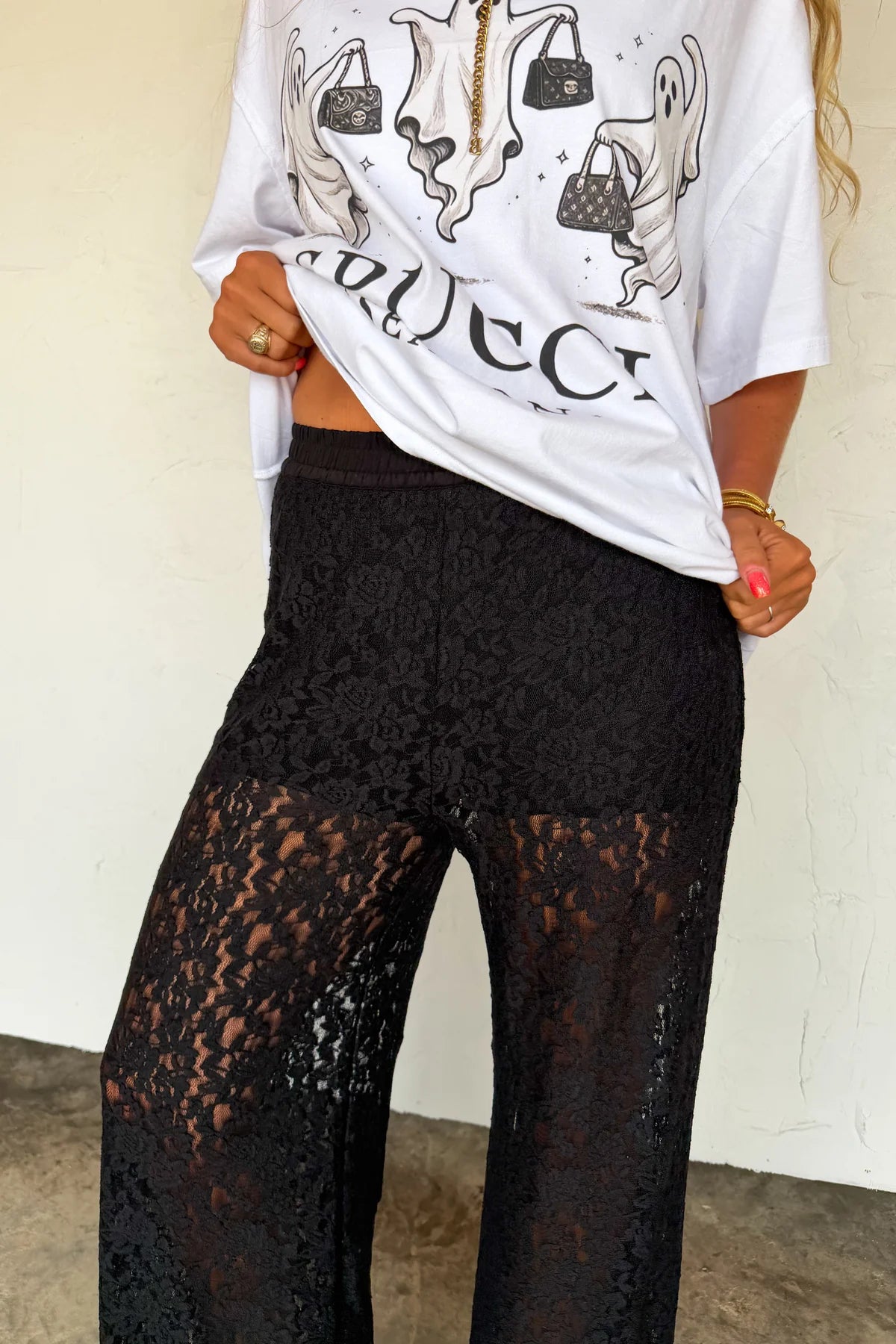 Enchanted Evening Lace Pants-Multiple Color Options