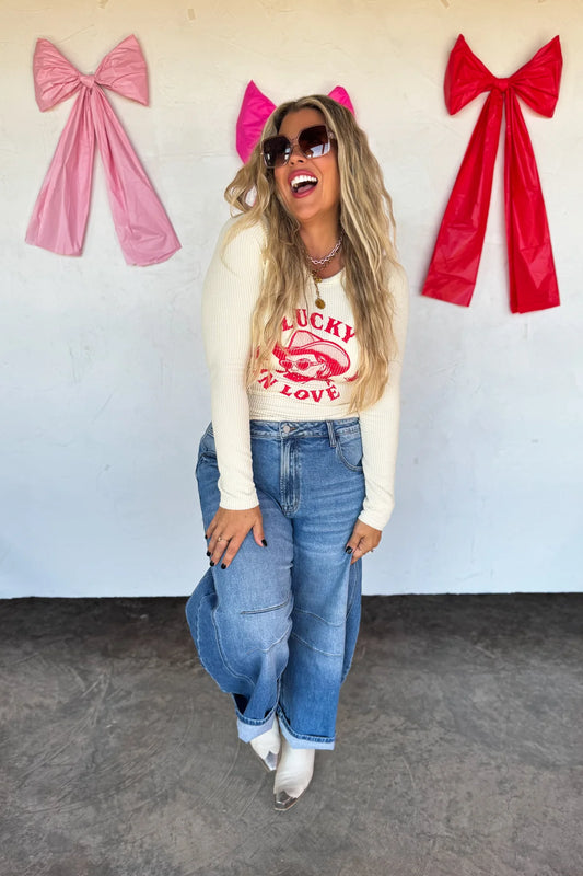 *Preorder-Lucky Love Graphic Top