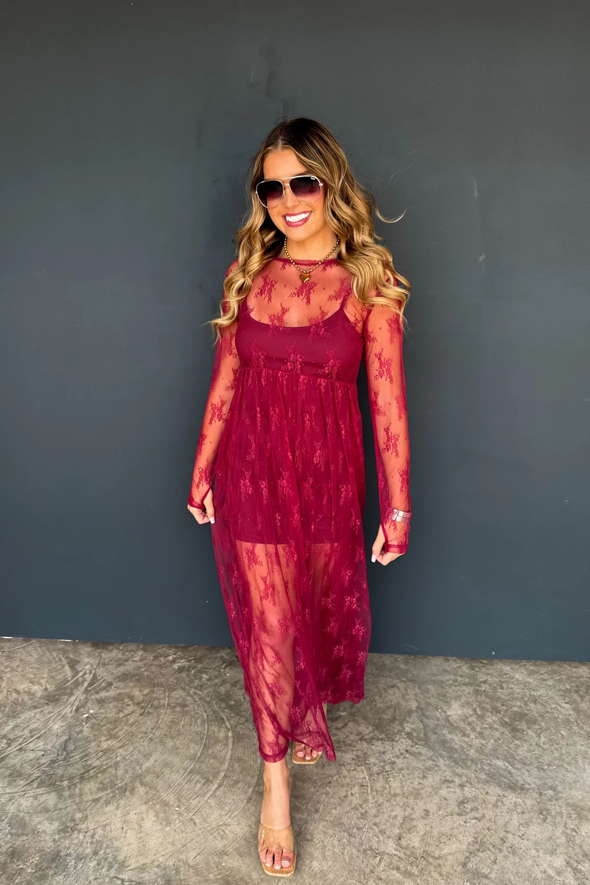 Preorder - Evangeline Lace Dress - Multiple Color Options