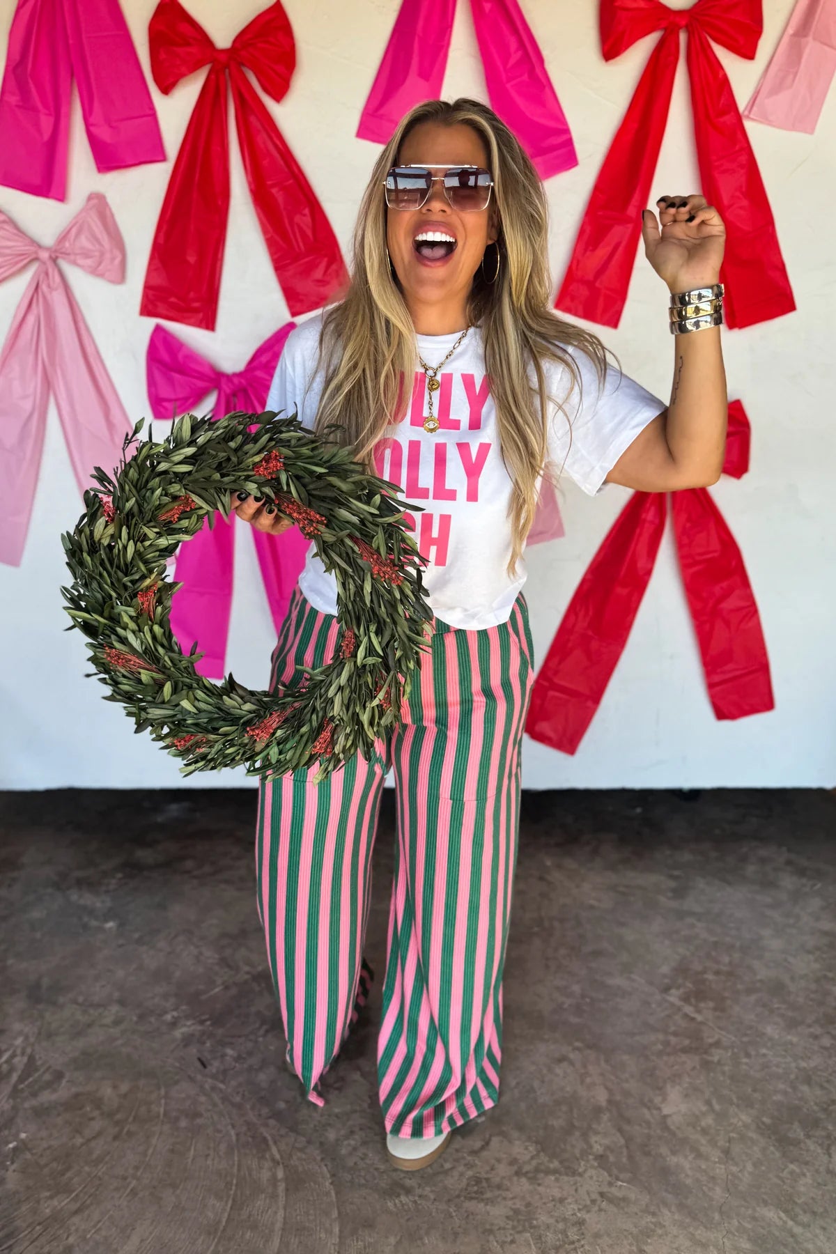 *Preorder-Christmas Haddie Wide Leg Pants - Multiple Options