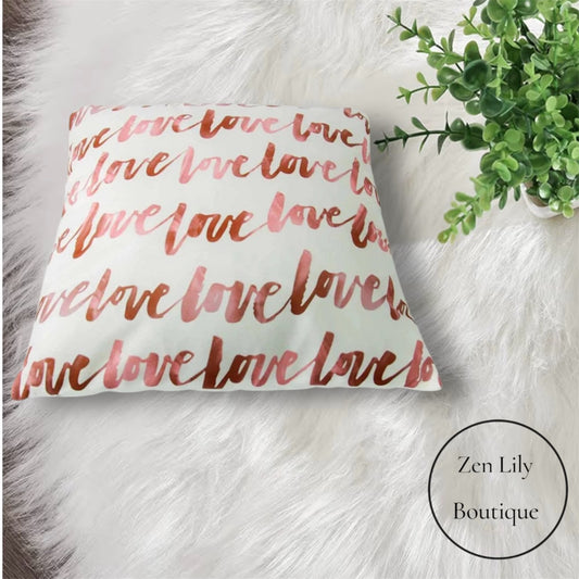 Love Throw Pillow