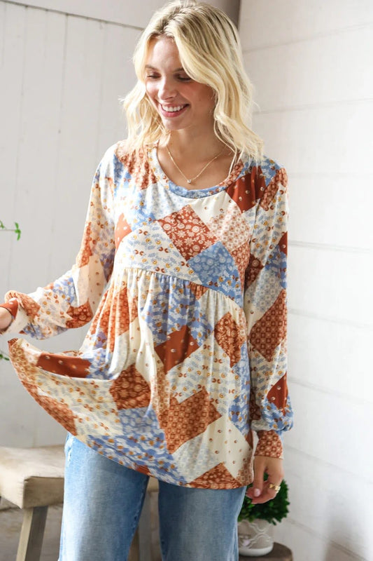 Boho Babydoll Top