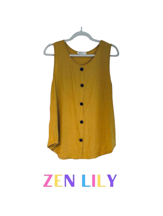 Button Down Tank Top