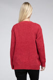 Melange Open Front Sweater Cardigan - Multiple color options