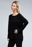 Viscose Front Pockets Sweater - 6 Color Options