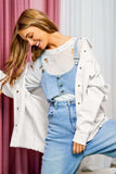 Multi Color Letters Fringed Hem Detail Shirt - 2 Color Options