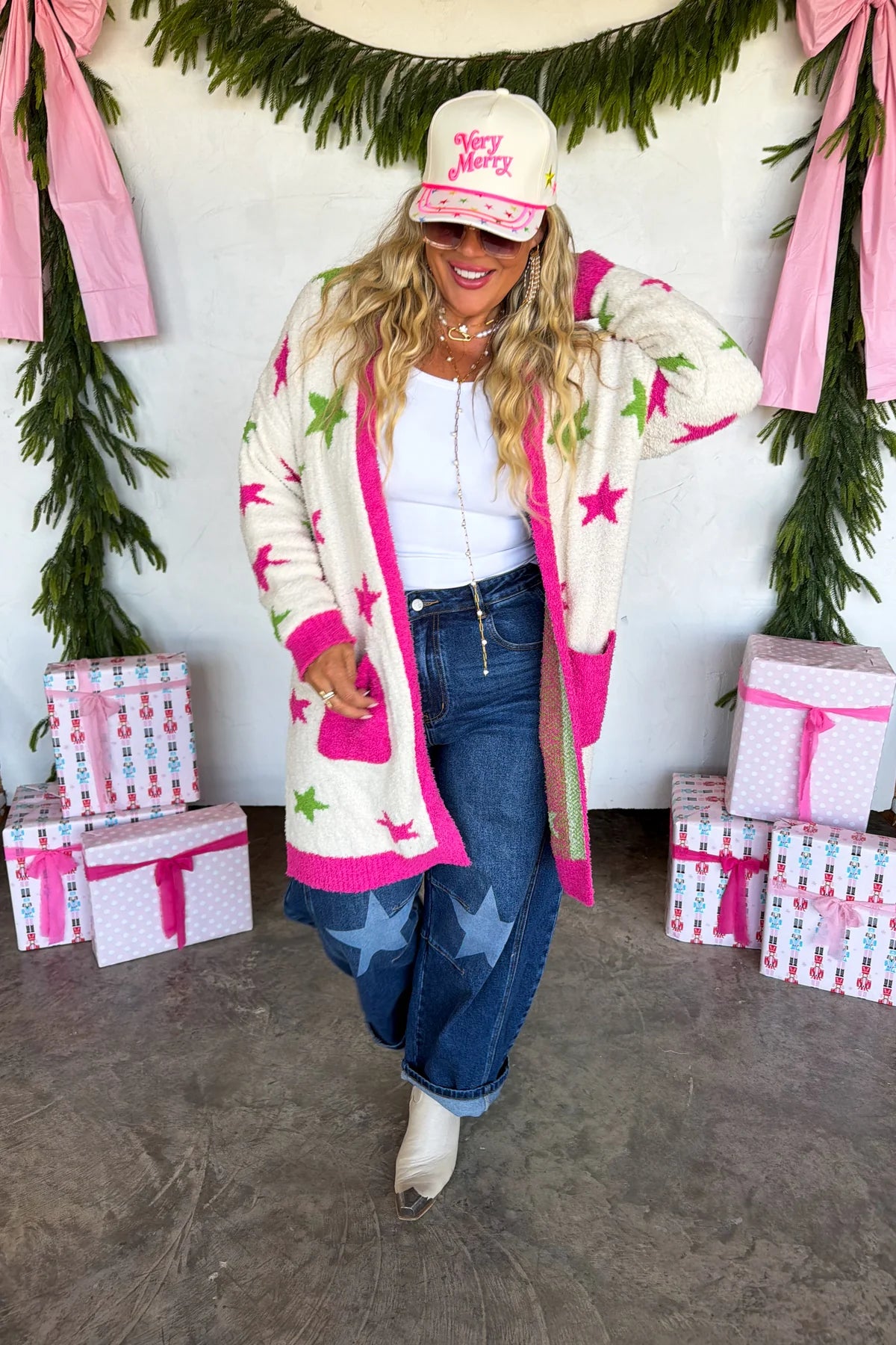 Cozy Christmas Cloud Cardigan - 5 Options
