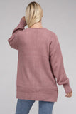 Low Gauge Waffle Open Cardigan Sweater - 6 Color Options