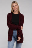 Low Gauge Waffle Open Cardigan Sweater - 6 Color Options