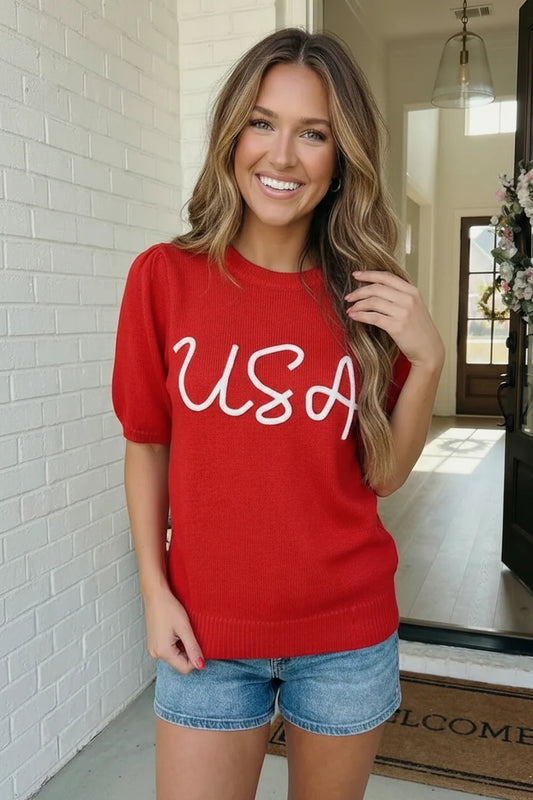 USA Sweater in 2 Colors