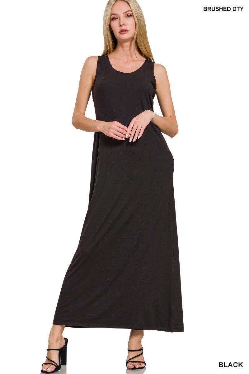 Scoop Neck Maxi Dress