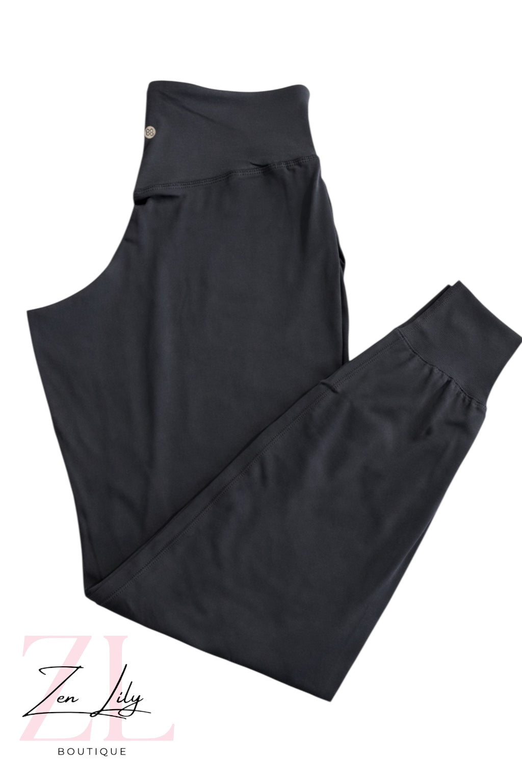 Yoga Waistband Active Joggers in Charcoal