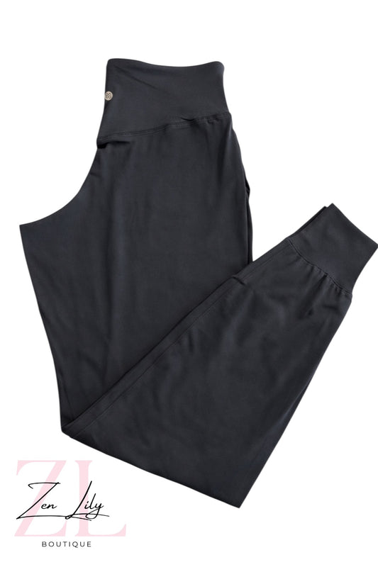 Yoga Waistband Active Joggers in Charcoal