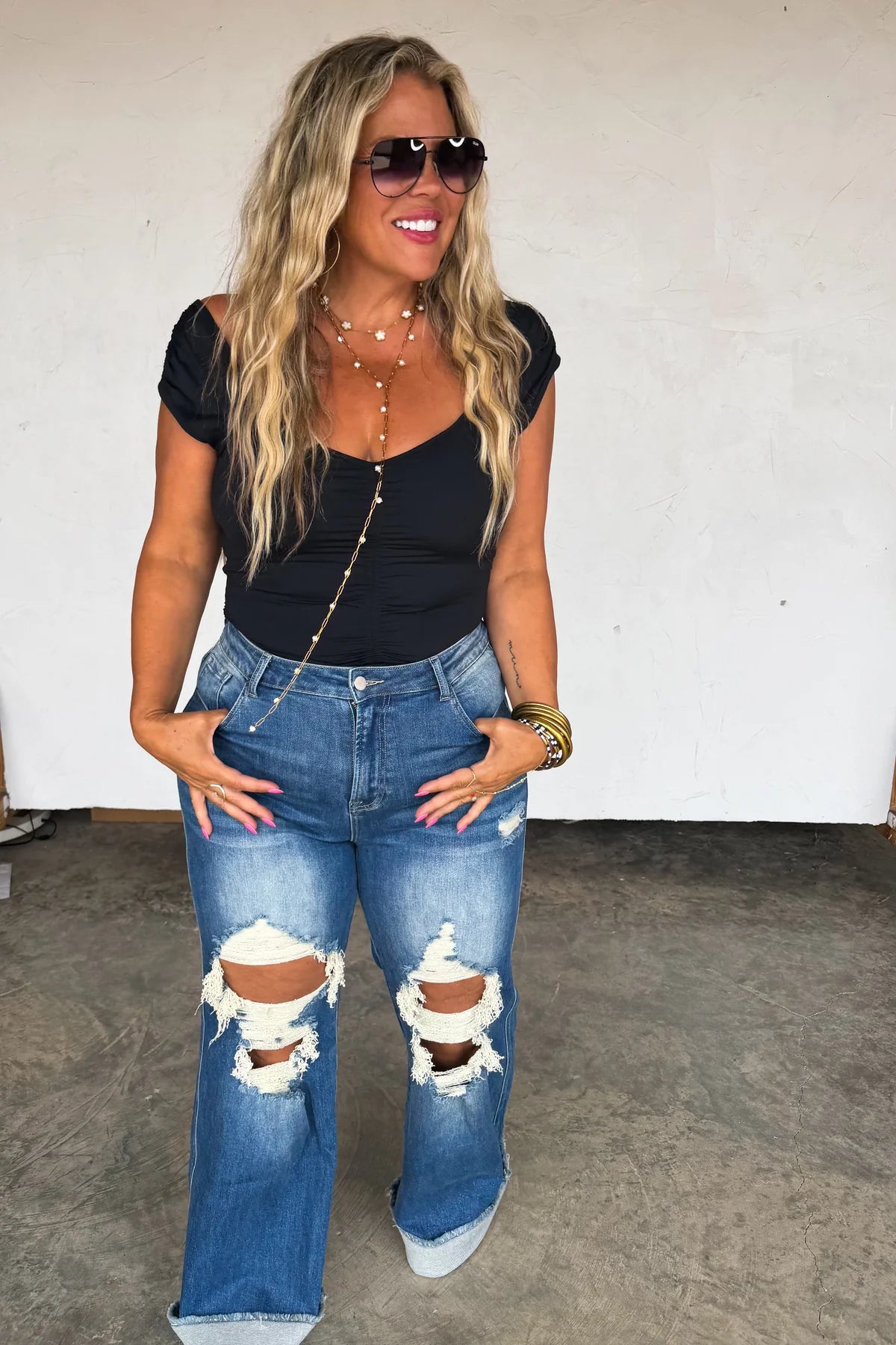 Distressed Jeans