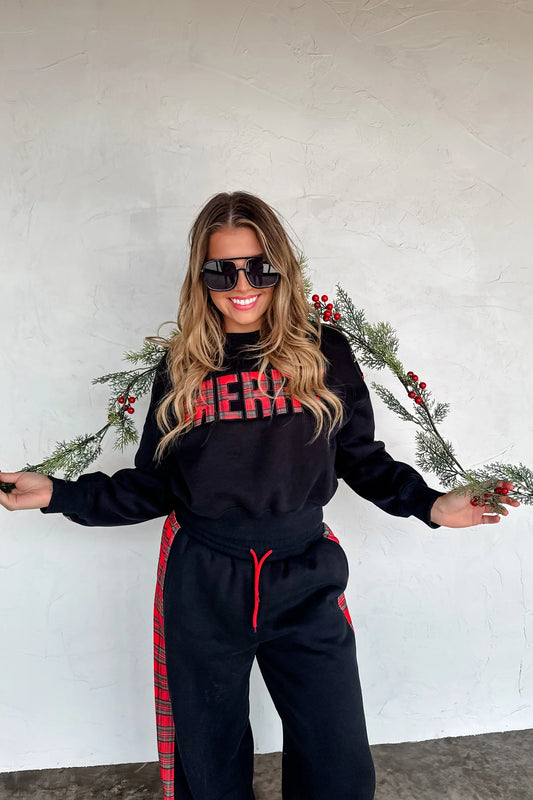 Preorder - Merry Plaid Pant Set