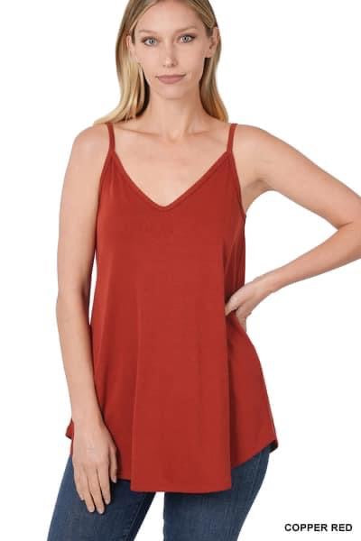 Zenana Reversible Tank - 2 Colors