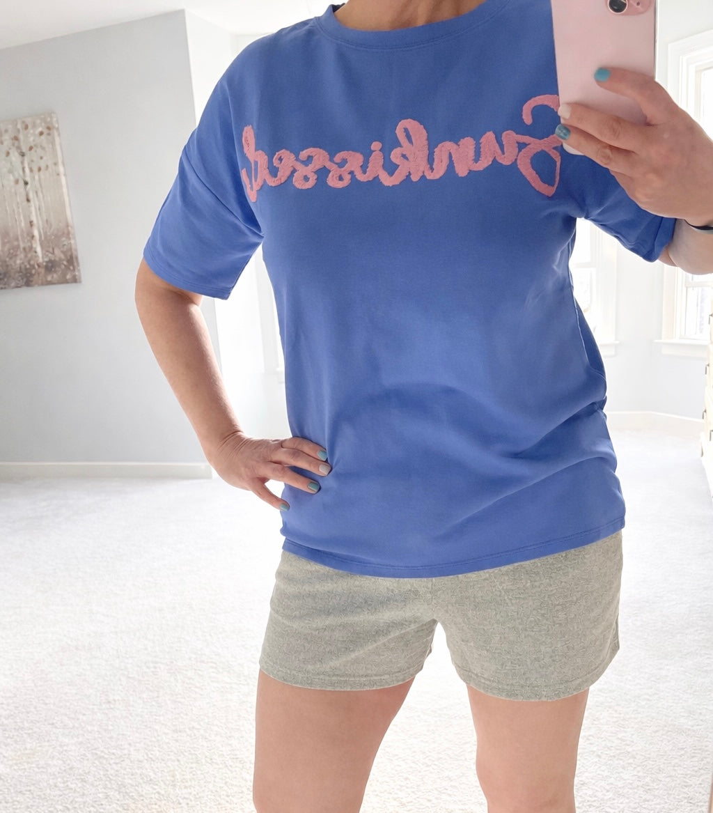 Periwinkle Sunkissed Top