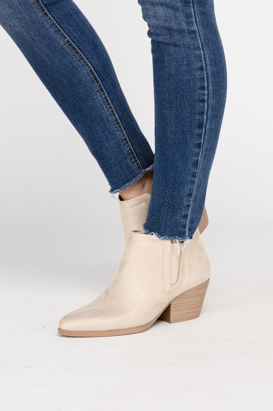 Gwen Suede Ankle Boots - 2 Color Options