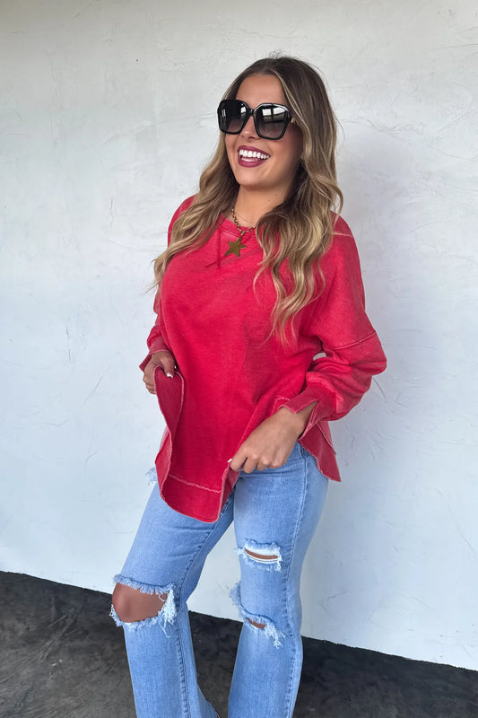 *Preorder- Joss Washed Sweatshirt - Multiple Colors
