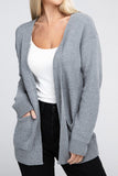 Melange Open Front Sweater Cardigan - Multiple color options