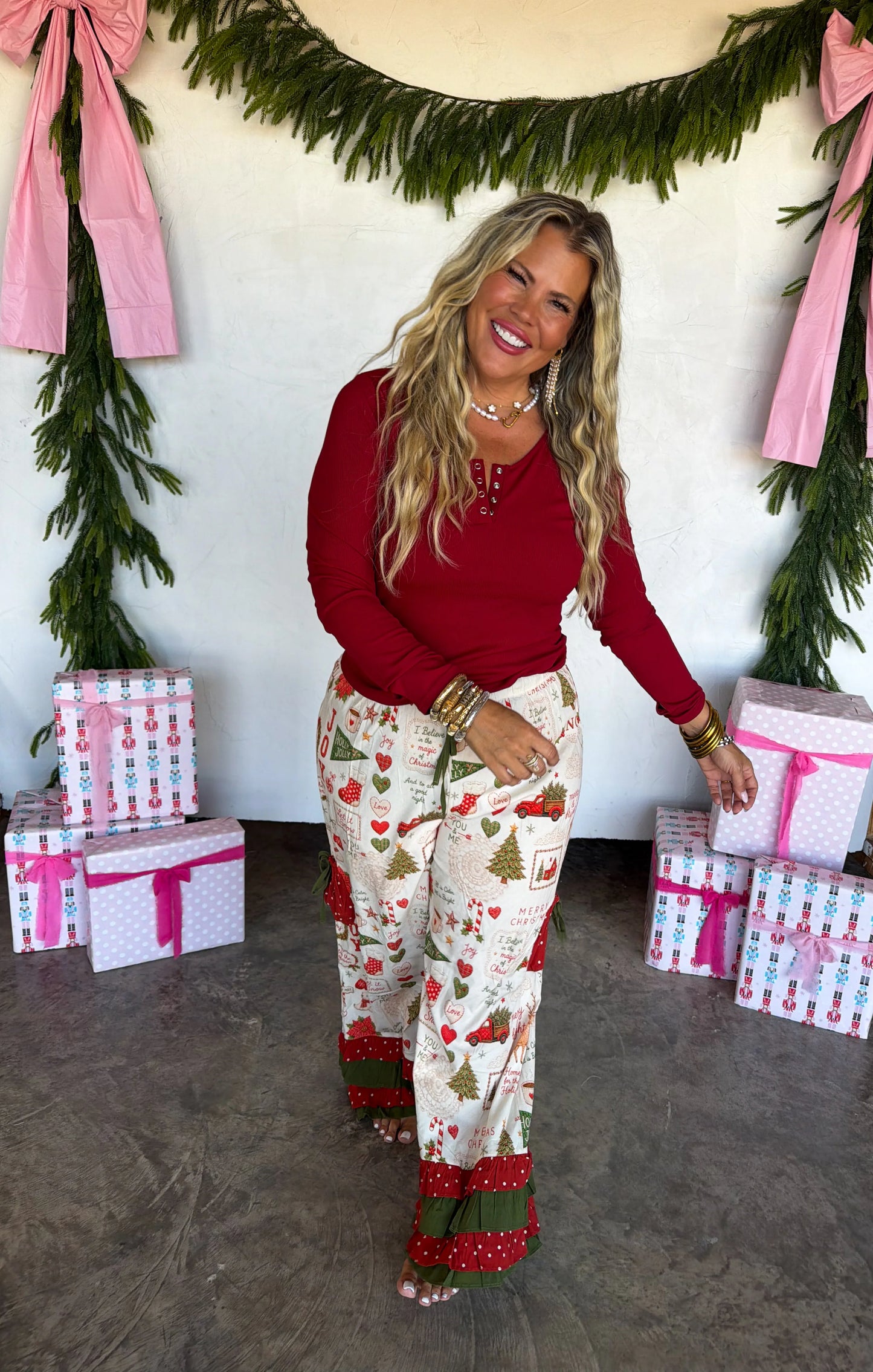 Vintage Christmas Bloomer Pants- 2 Options
