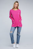 Viscose Front Pockets Sweater - 6 Color Options