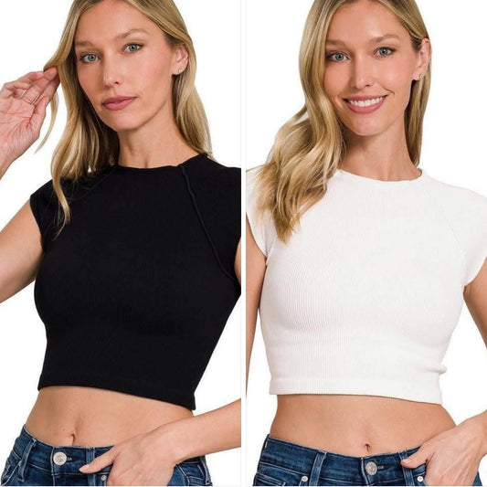 Ribbed Crop Top