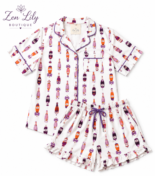 Boozy Print Lounge Set