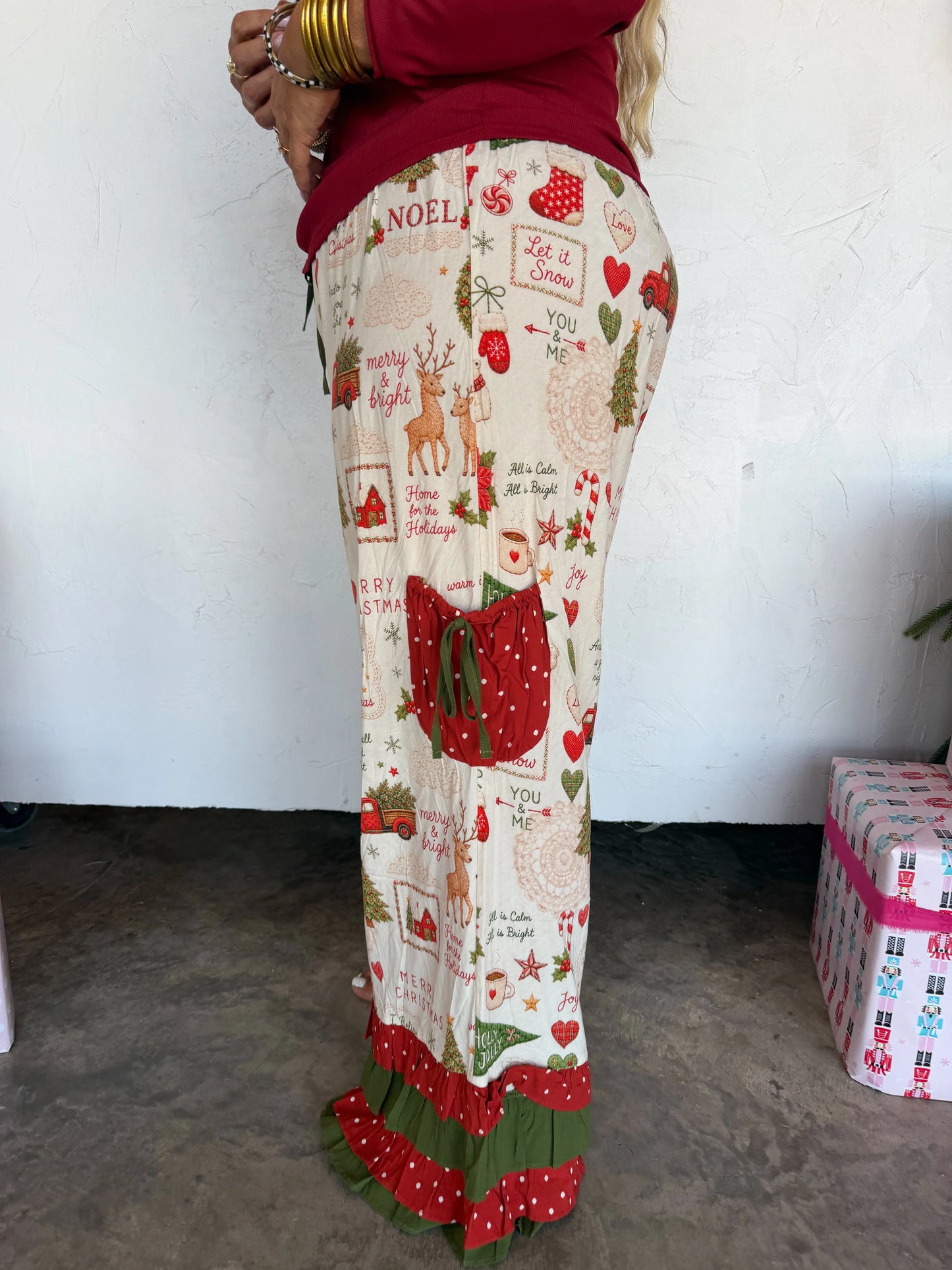 Vintage Christmas Bloomer Pants- 2 Options