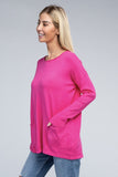 Viscose Front Pockets Sweater - 6 Color Options