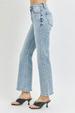 RISEN High Rise Ankle Flare Jeans